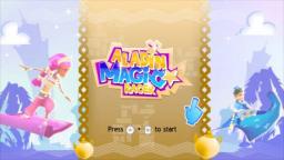 Aladdin Magic Racer Title Screen